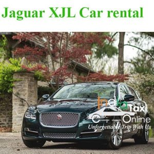 jaguar XJL car on rent Delhi